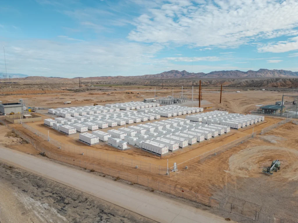 Utility-scale battery energy storage installation — illustrative photograph
